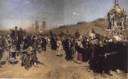 Religious Procession in kursk province Ilya Repin